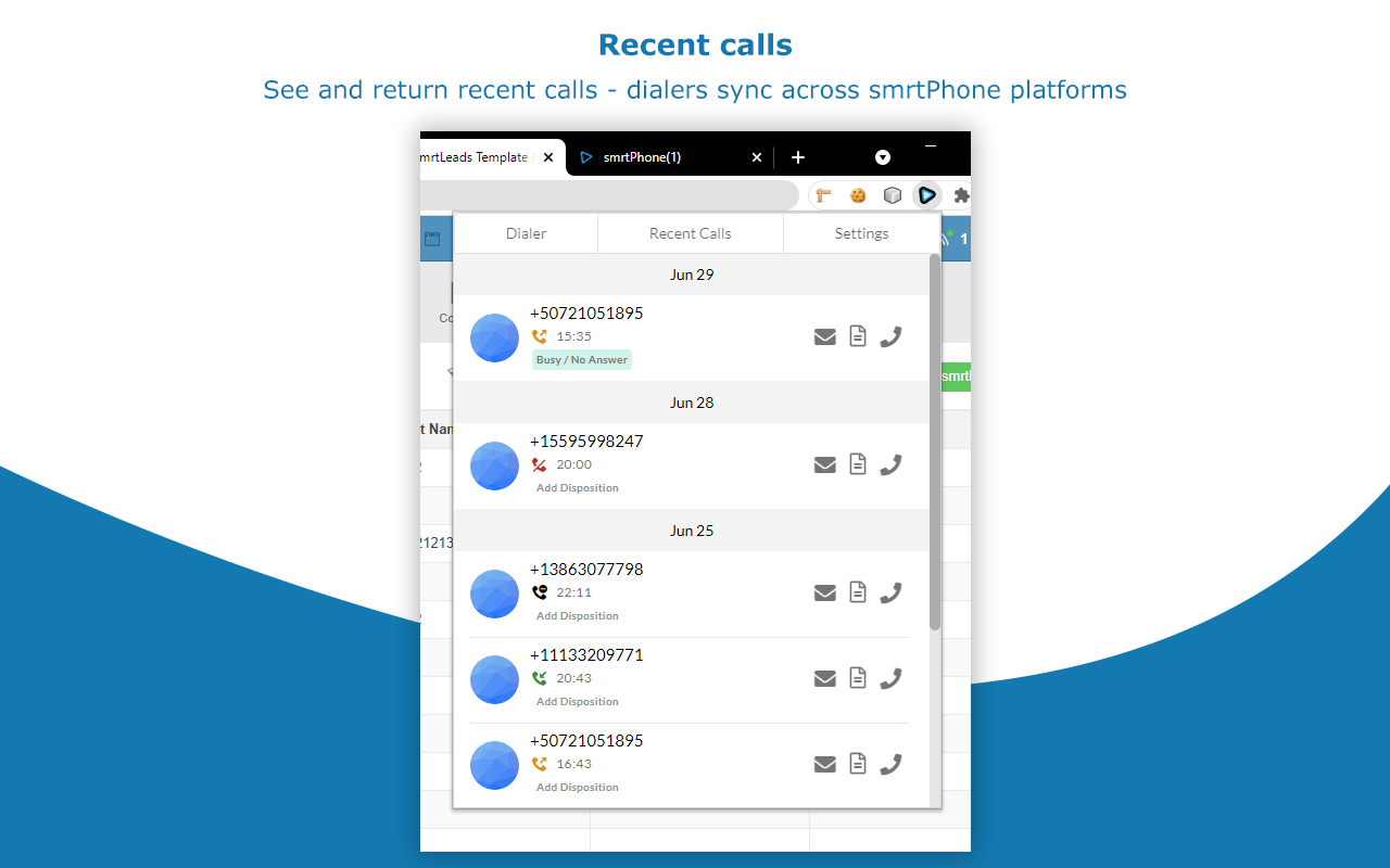 smrtPhone.io Chrome Dialer Preview image 1