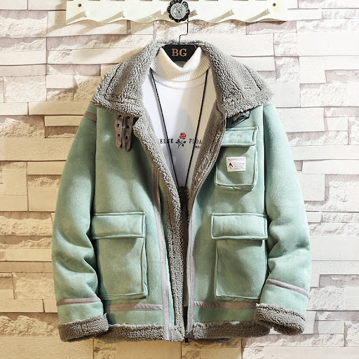 Title 3, Mens Casual Cotton Coat with Lamb Wool. Comfor...