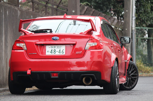 パスタ屋さんのWRX STIの画像