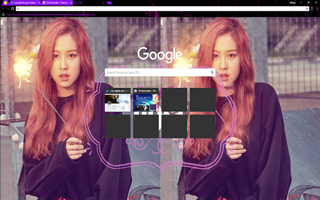 Cute Girl Rose | BLACKPINK | K-pop | Hip-Hop chrome extension