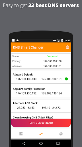 DNS Smart Changer - Web content blocker and filter