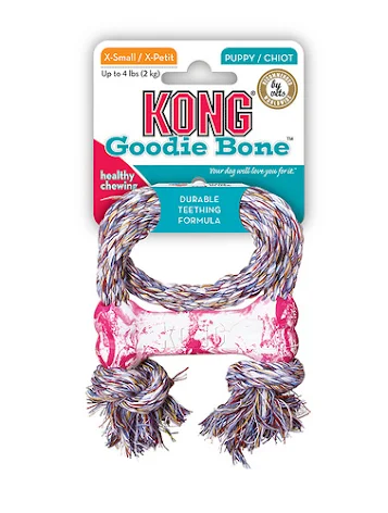 Kong Goodie bone leksak valp m rep XS [KP51] 4st