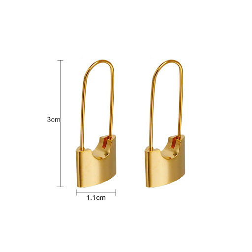 Title 2, Minority Simple Geometric Earrings Stainless St...