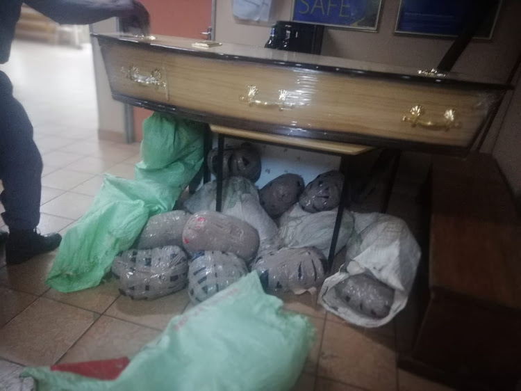 In total 30 bags that weighed 80kg were recovered