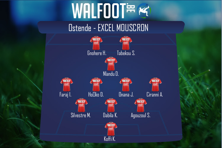 Excel Mouscron (Ostende - Excel Mouscron)