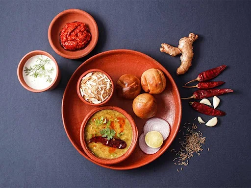 Dal baati Churma Thali