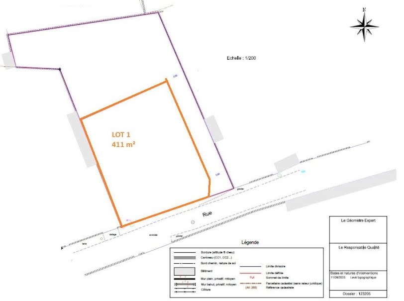 Vente terrain  411 m² à Rivedoux-Plage (17940), 443 800 €