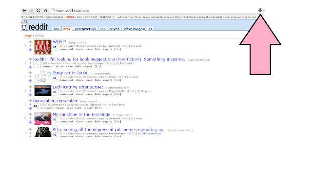 Reddit DownVoter chrome extension