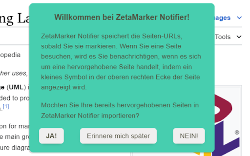 ZetaMarker Notifier