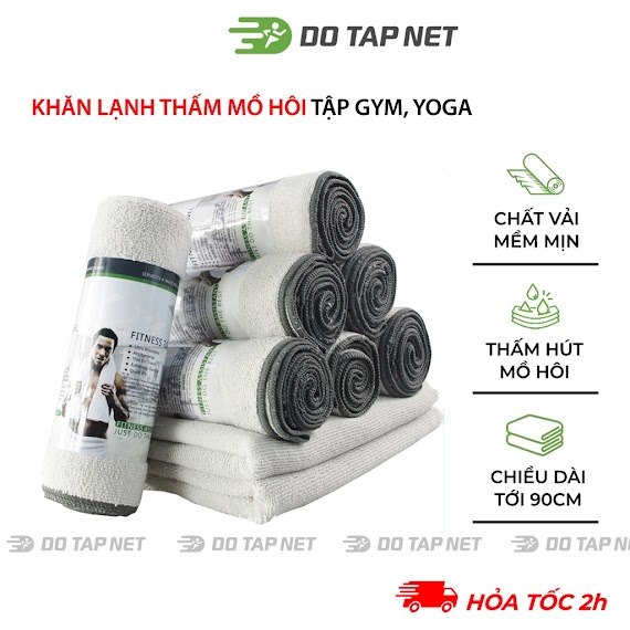 Khăn Lạnh, Khăn Lau Mồ Hôi Tập Gym, Yoga, Chơi Thể Thao Kích Thước 90 X 40