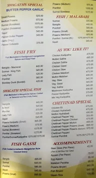 Swagath Restaurant menu 3