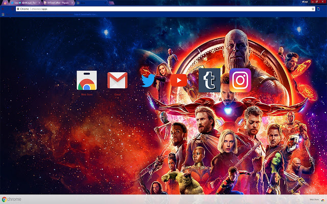 AVENGERS: INFINITY WAR 2048X1152PX FULL SIZE chrome extension