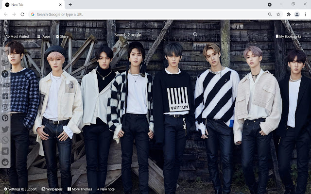 Stray Kids Kpop Wallpaper New Tab