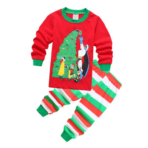 Title 12, Childrens Autumn and Winter Homewear Pajama Su...