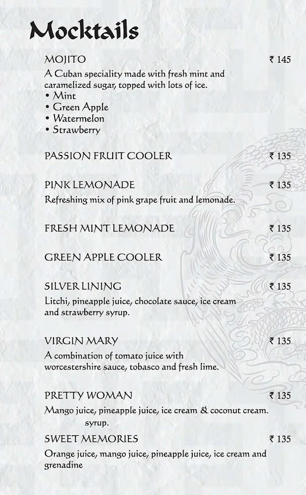 Berco's menu 