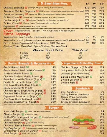 Pizza Guru menu 