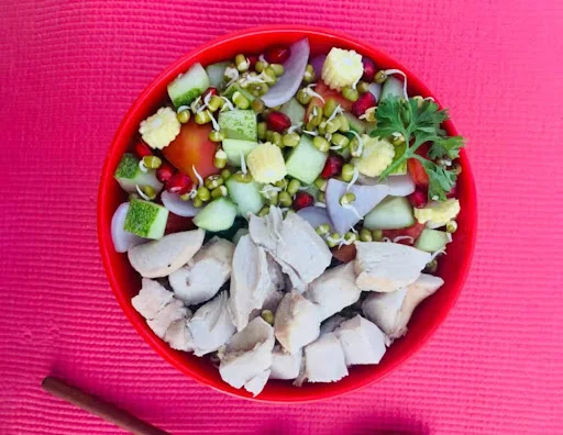 Popular Green Gram Steamed Chicken Salad