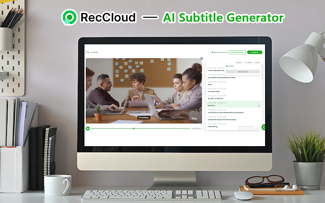 RecCloud: Screen Recorder & AI Video Editor