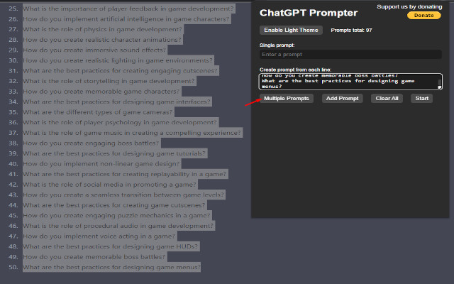 ChatGPT Prompt List Preview image 0