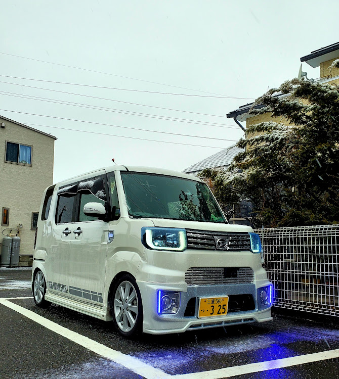 ウェイクのWAKERS!・Initial☆D family・全日本七百式愛好会・バレンタインデーのお返しに唐揚げか～っい(笑)・LBWK仕様として(笑)行っとかなアカンっ( ≧∀≦)ノに関するカスタム事例の投稿画像2枚目