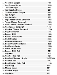 Maruti Plaza menu 2