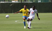 Orlando Pirates' Souaibou Marou in action in their preseason friendly against LaLiga team Las Palmas at Banús Football Centre in Marebella on July 19 2020.