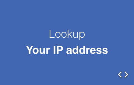 IP address lookup Preview image 0
