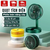 Quạt Mini Sạc Điện Tích Hợp Quạt Để Bàn Gấp Gọn Siêu Tốc, Quạt Mini Supper Fan 3 Chế Độ Gió, Để Bàn Nhỏ Gọn, An Toàn, Đổ