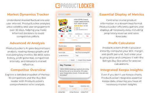 ProductLocker - AI Powered Amazon FBA Tool