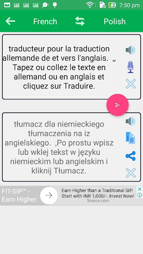 French Polish Dictionary