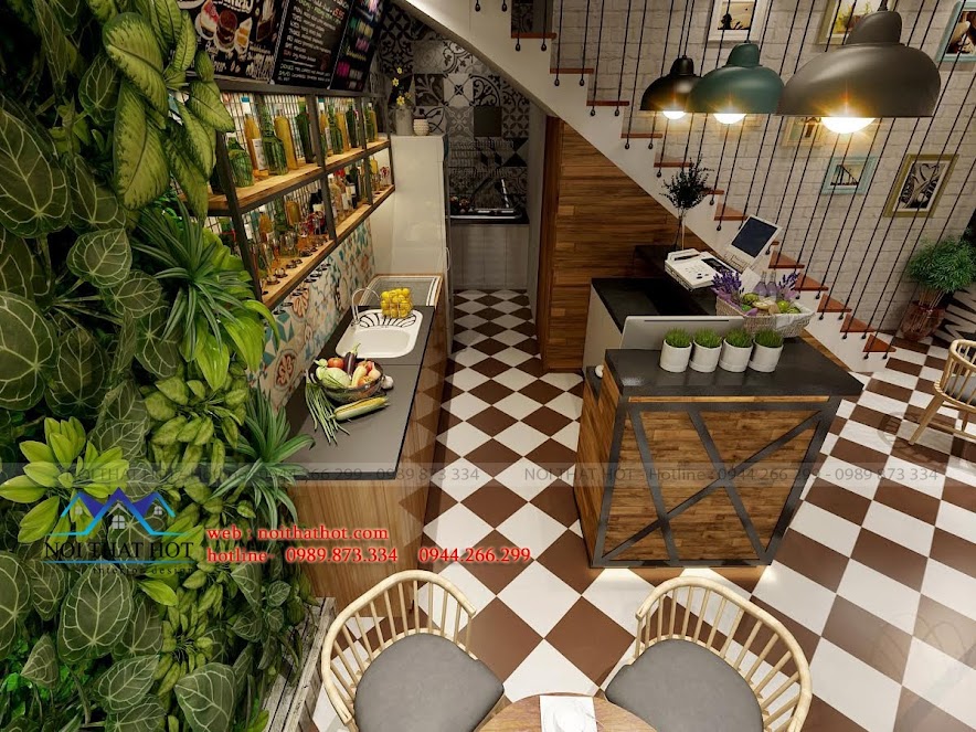 Thiết kế quán cafe đẹp