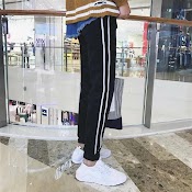 Quần Jogger 2 Sọc Bo Ống - Quần 2 Sọc Ống Túm - Quần Bo Nỉ Thun Jogger 2 Line Siêu Sale