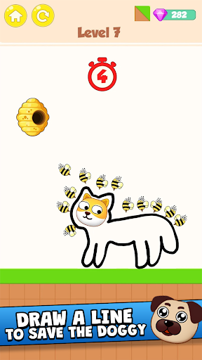 Screenshot Save the Dog - Draw to Save