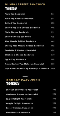 Mumbai Toasty Sandwich Co menu 1