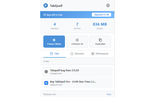 TabQuell screenshot 1
