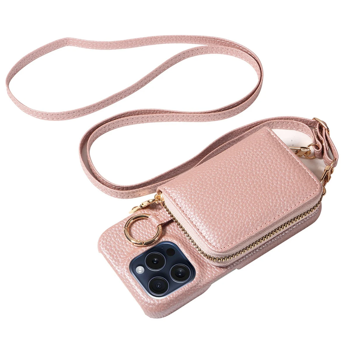 Title 31, 16promax Handy-Lederhülle Crossbody Organizer –...