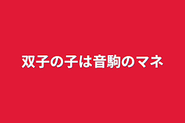 双子の子は音駒のマネ