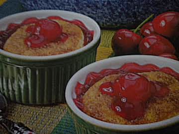 Mini Cherry Cobblers