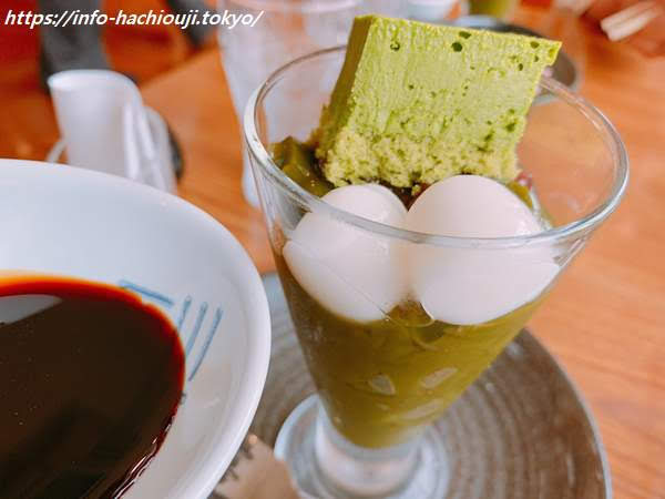 夢庵　スイーツ　抹茶ゼリー