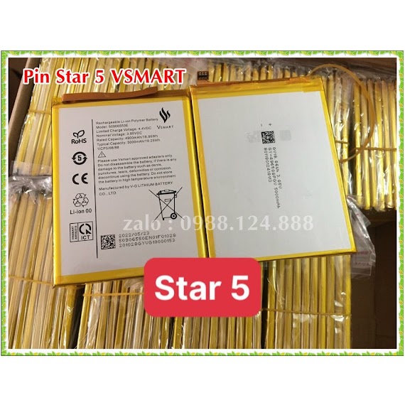 Pin Star 5 Vsmart Mới