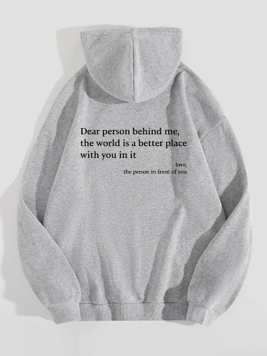 Title 4, Womens Brushed Hoody with Plain Letters offeri...
