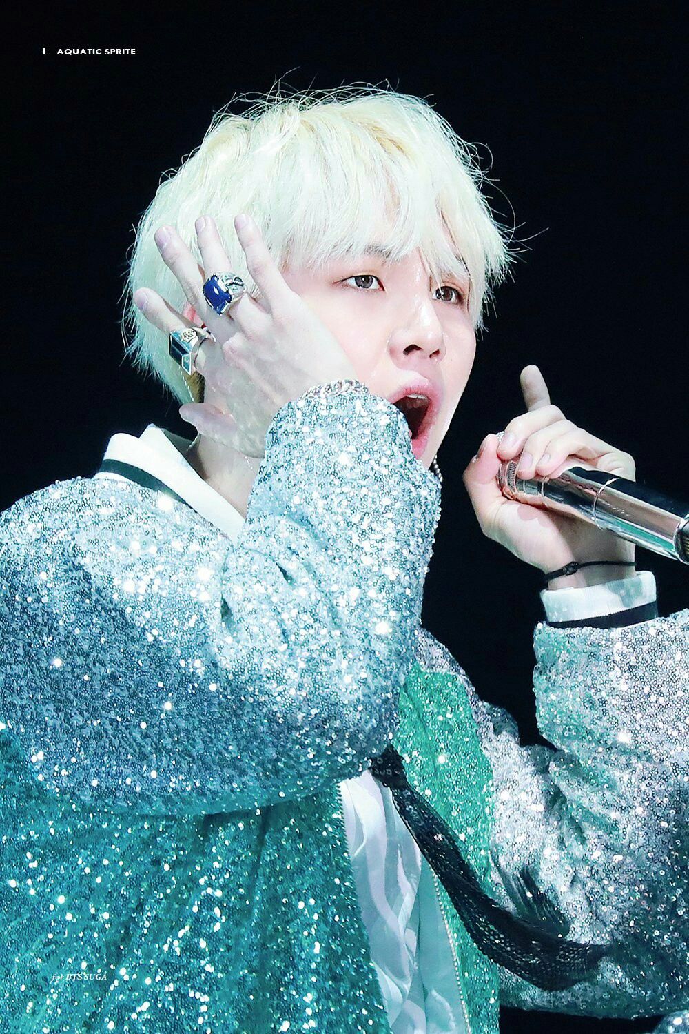 Just 30 Photos Of BTS's Suga Looking Savage In Silver - Koreaboo