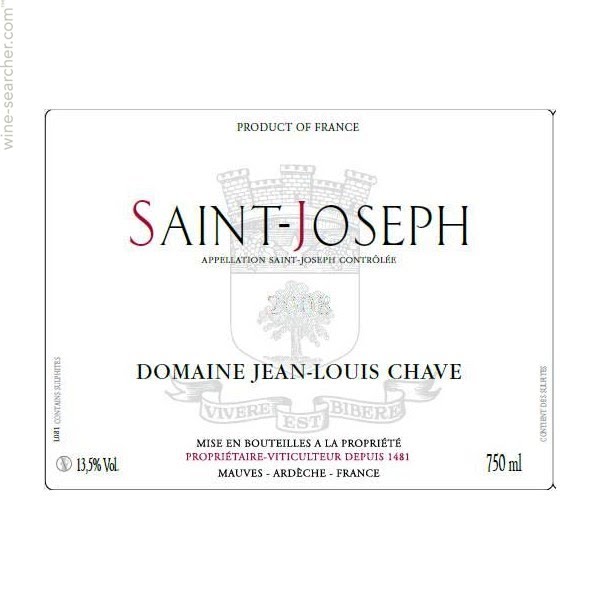 Logo for Jean-Louis Chave - St. Joseph Rouge