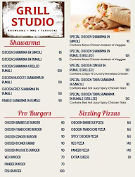 Grill Studio menu 1