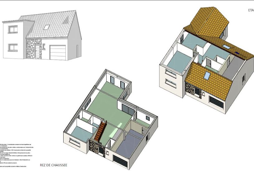  Vente Terrain + Maison - Terrain : 505m² - Maison : 113m² à Coulaines (72190) 