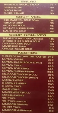 Shehzade Restaurant menu 7