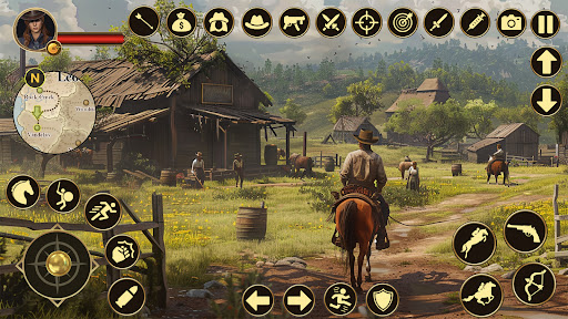 Screenshot West Cowboy Games Horse Riding