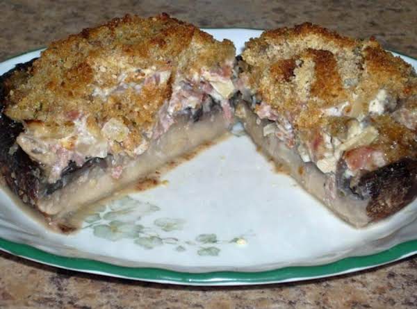 Creamy Stuffed Portabella Mushrooms_image