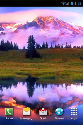 Lake Mountain Live Wallpaper