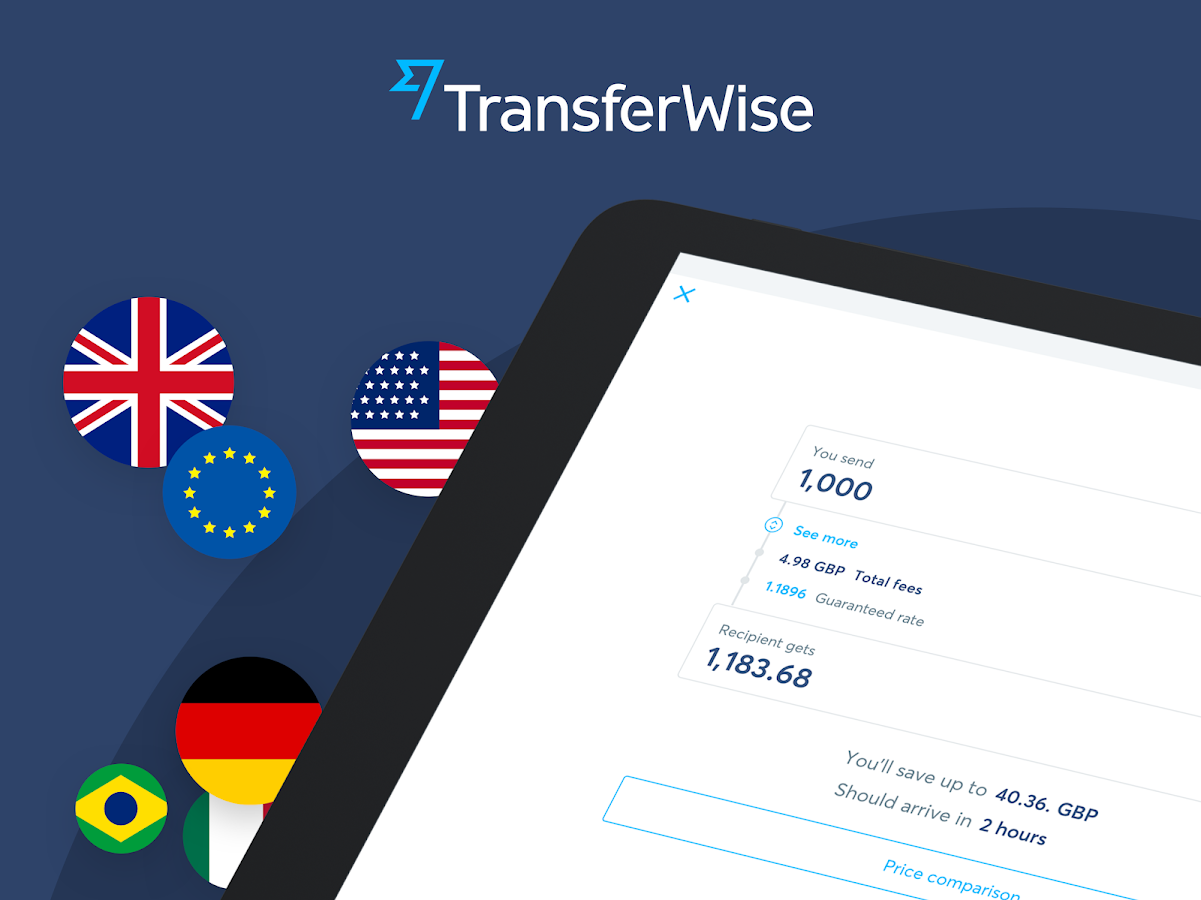   TransferWise Money Transfer- 스크린샷 